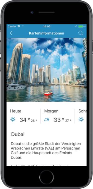 Dubai -Offline-Karte (iPhone, iPad, Android)!