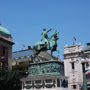 Monument du prince Michel à Belgrade